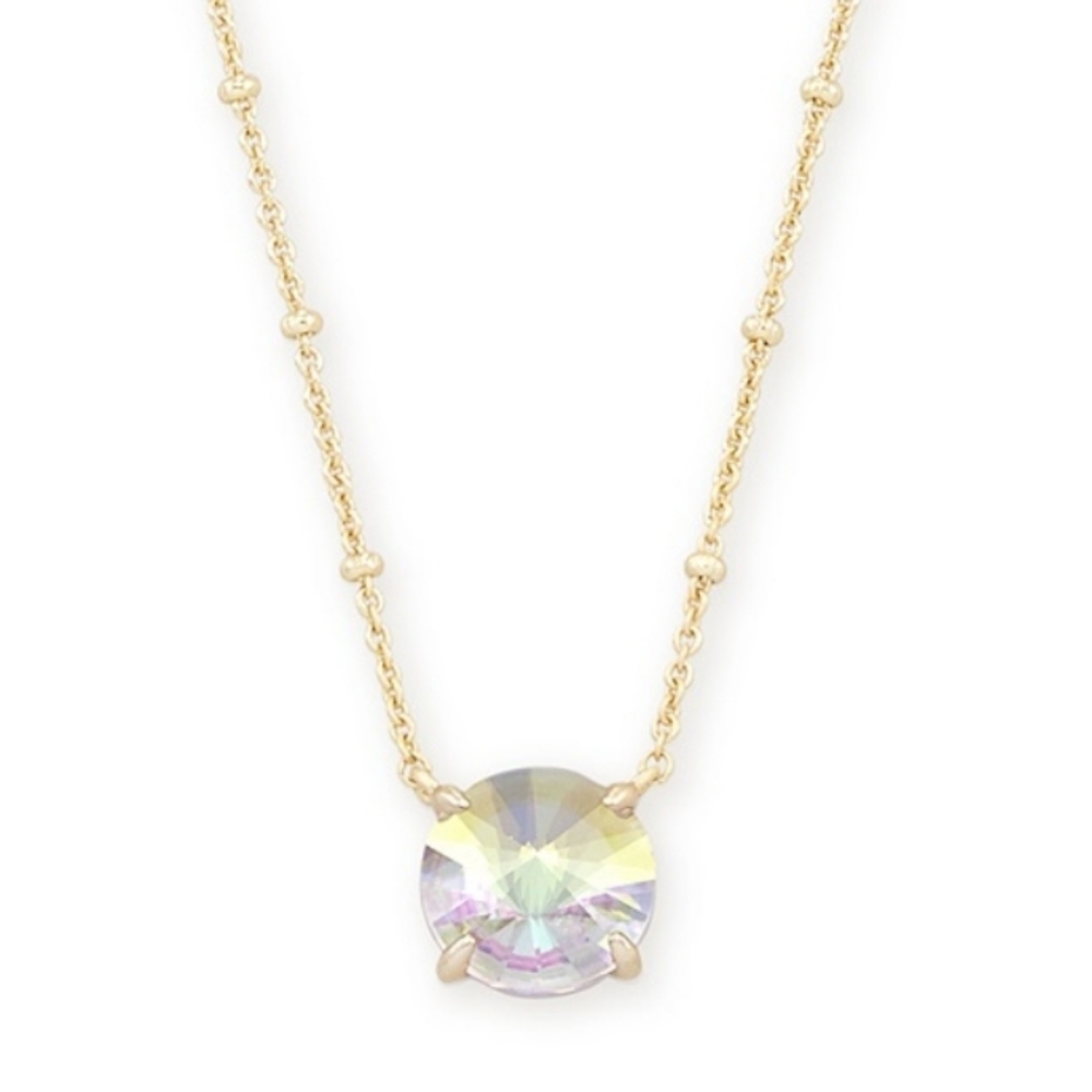 Kendra Scott Iridescent Jolie Gold Earrings & Necklace Set - Picture 3 of 10